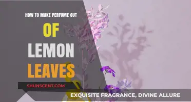 Crafting Lemon Leaf Perfume at Home