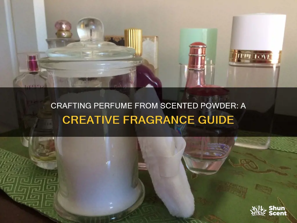 how to make perfume out of scented powder