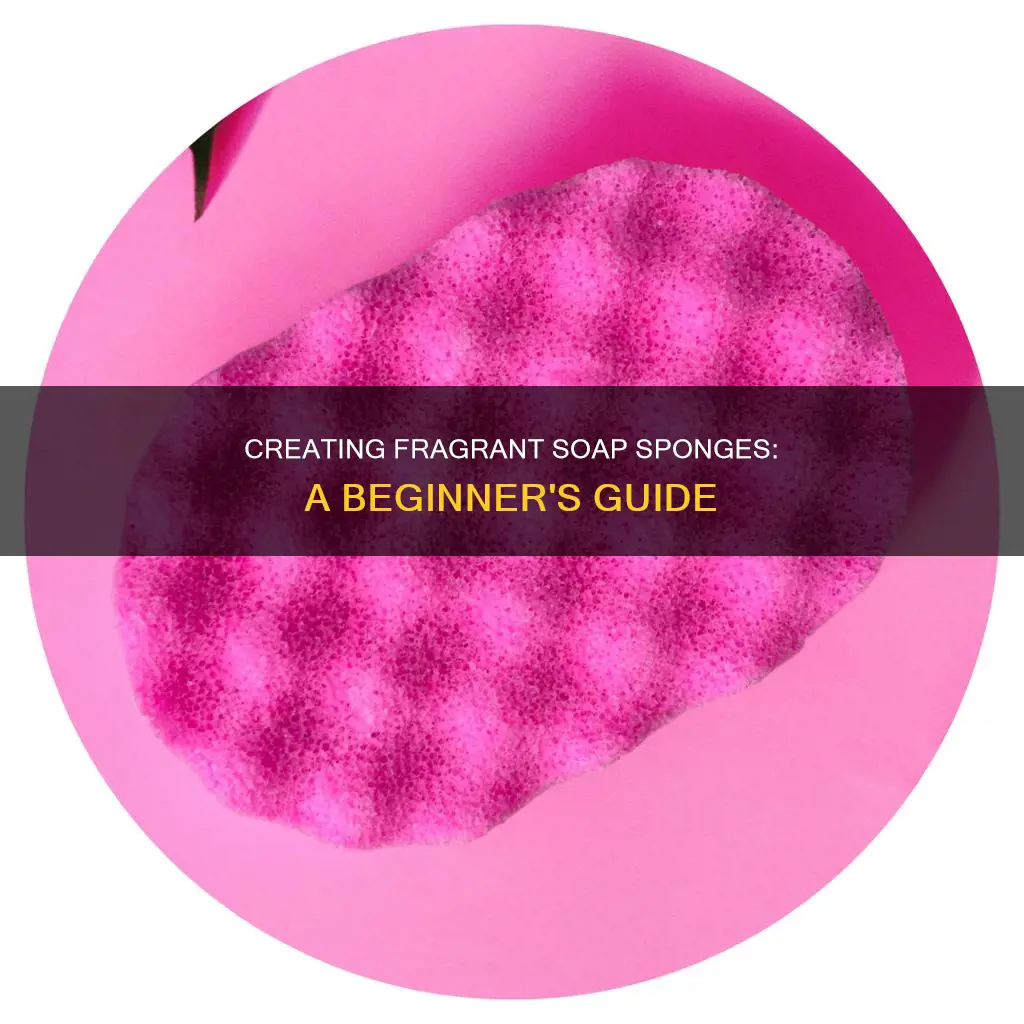how to make perfume soap sponges