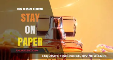 Make Your Perfume Last on Paper