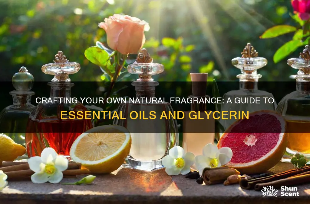 how to make perfume water essential oils vegetable glycerin fragrance