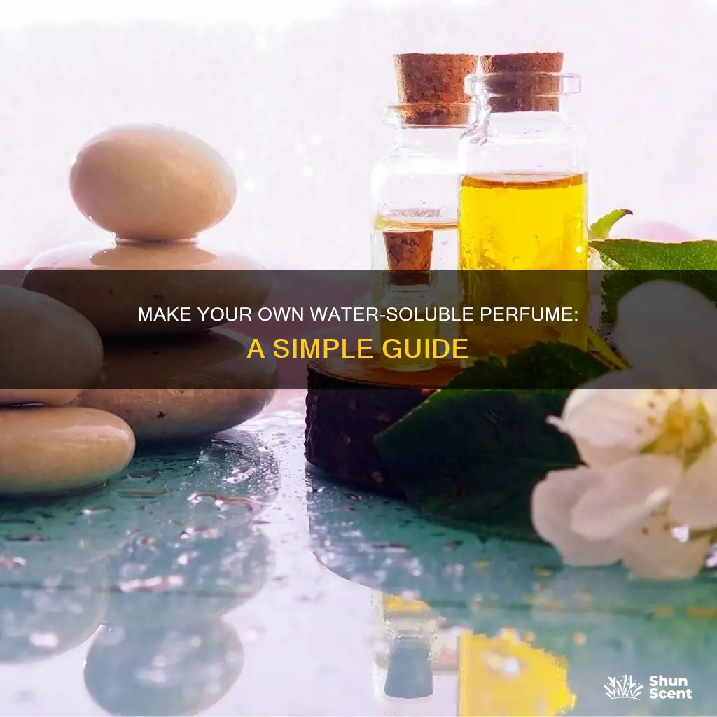 how to make perfume water soluble