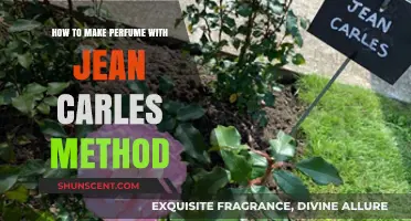Jean Carles' Method: Creating Unique Perfumes