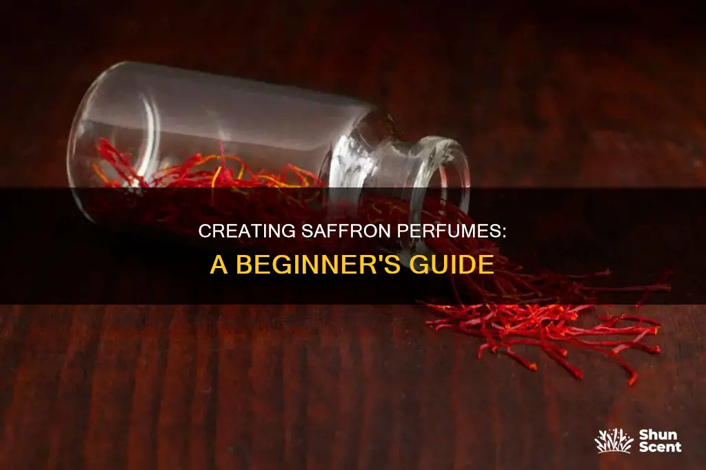 how to make perfume with saffron