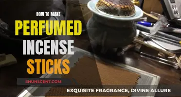 Making Fragrant Incense Sticks: A Beginner's Guide to Perfumed Incense