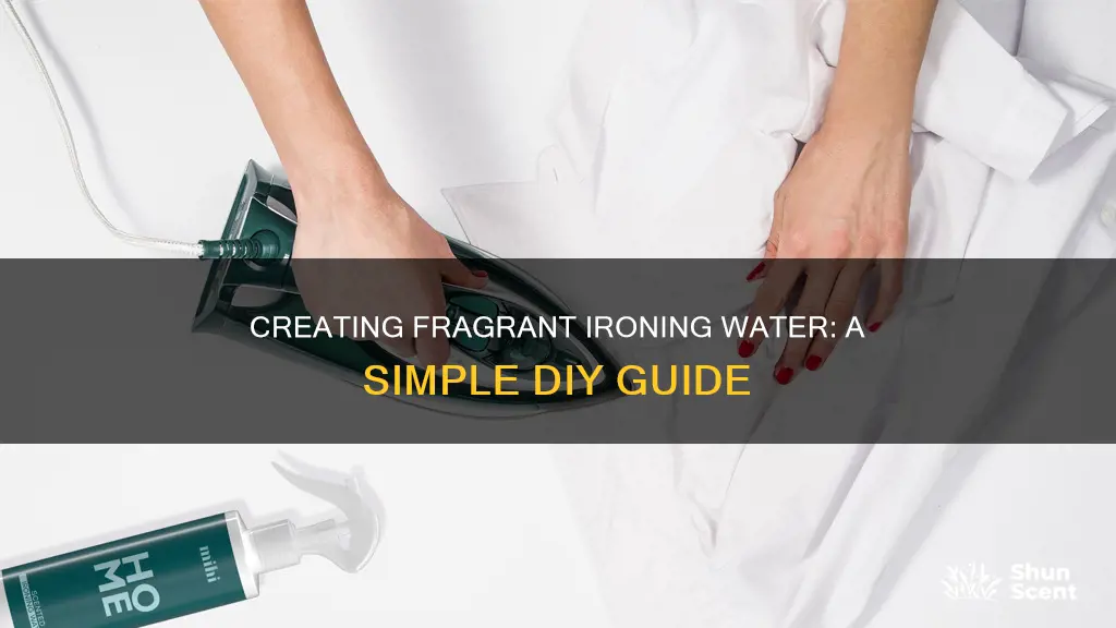how to make perfumed ironing water
