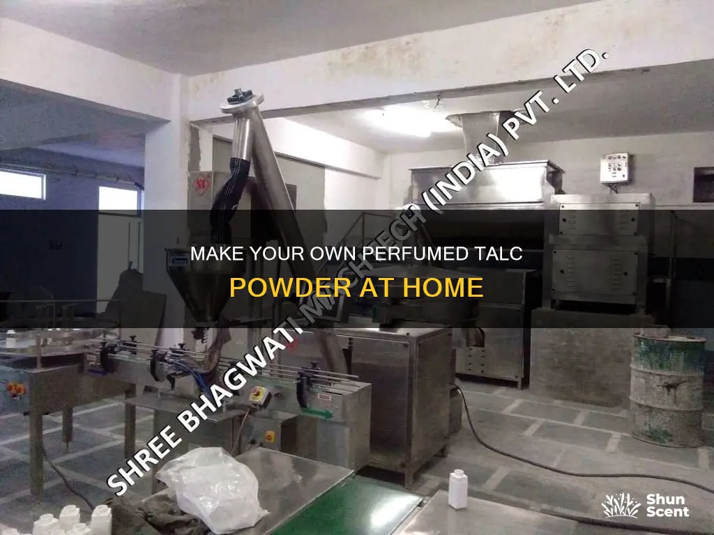 how to make perfumed talcum powder