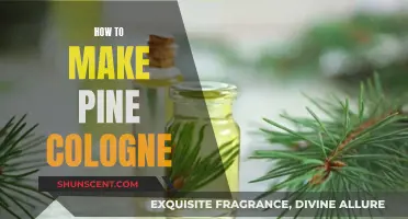 Creating a Pine Scent: DIY Cologne for Men