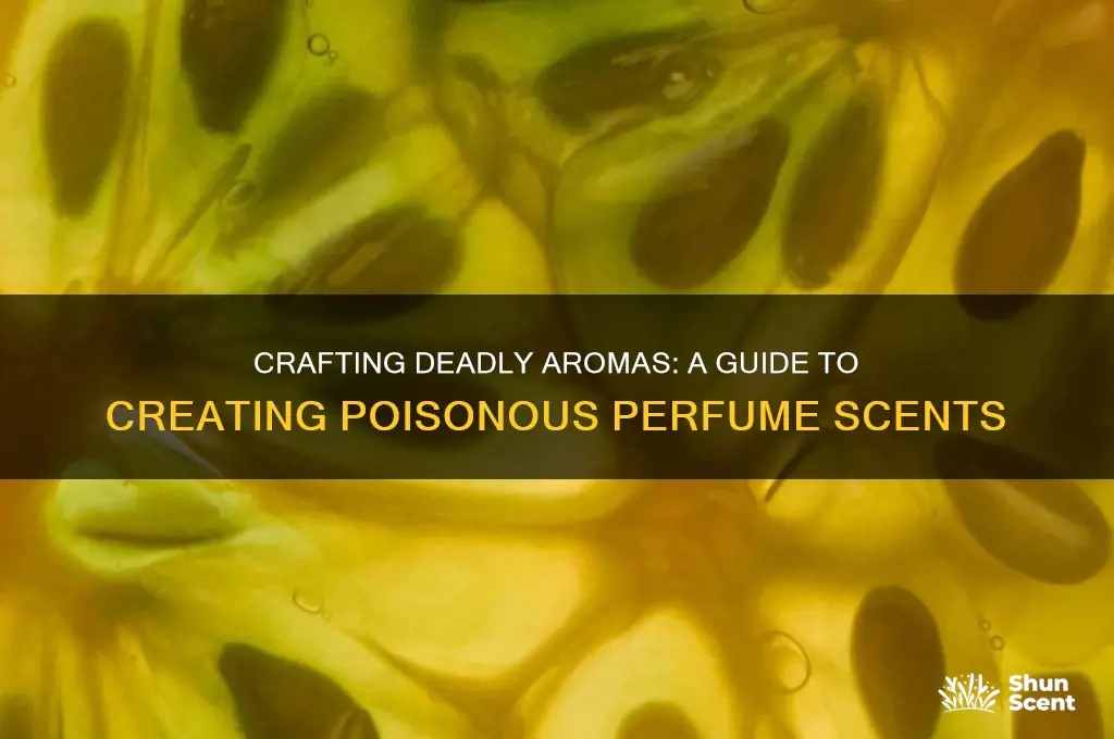 how to make poison perfume scents