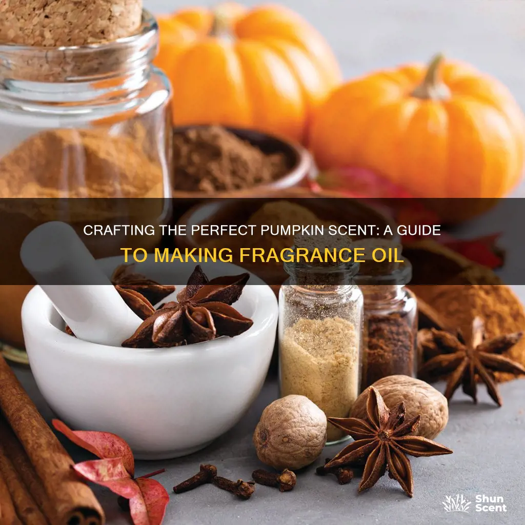 how to make pumpkin fragrance oil