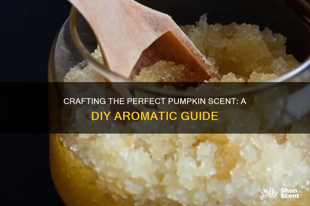 how to make pumpkin scent