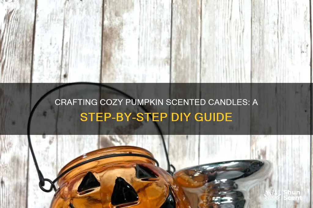 how to make pumpkin scented candles
