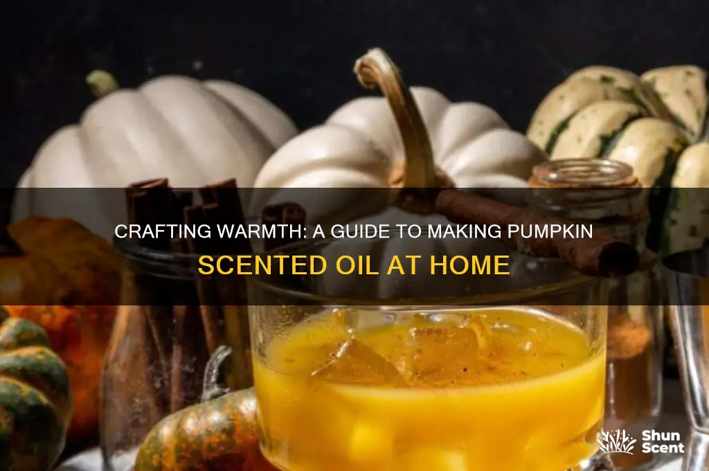 how to make pumpkin scented oil