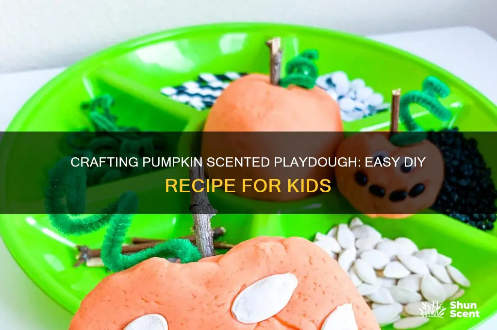 how to make pumpkin scented playdough