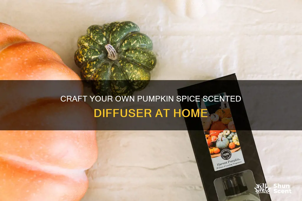 how to make pumpkin spice scented diffuser