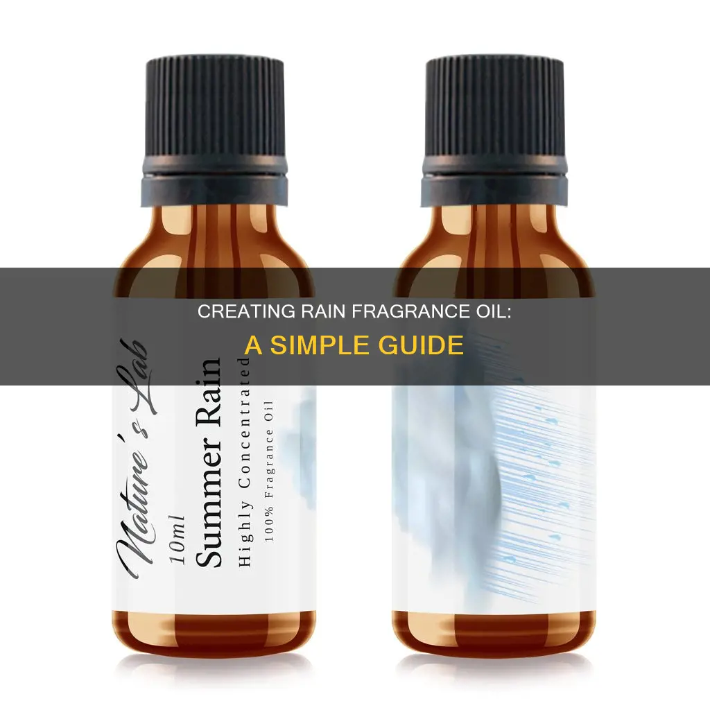 how to make rain fragrance oil