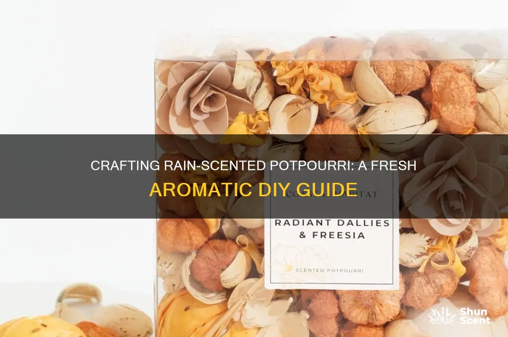 how to make rain scented poutporri
