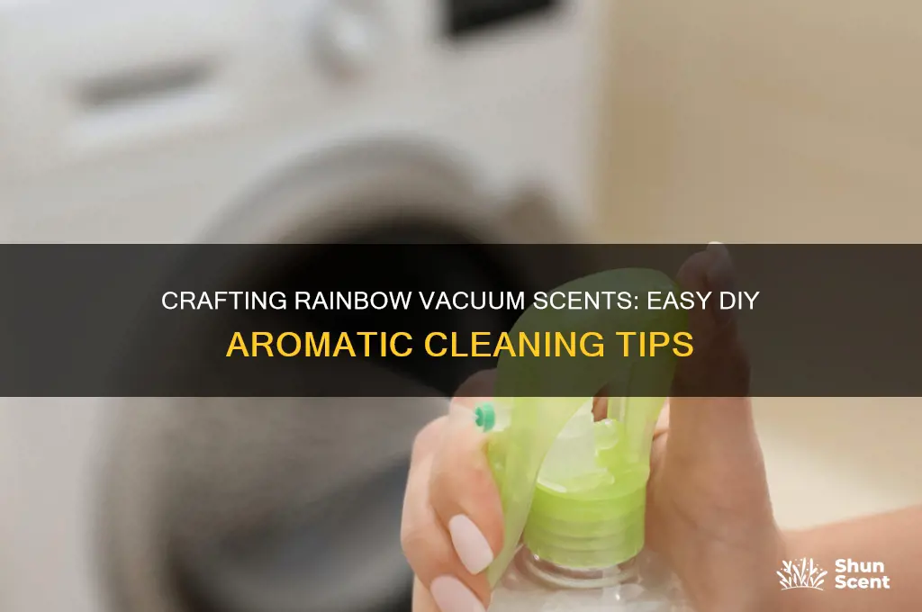 how to make rainbow vacuum scents