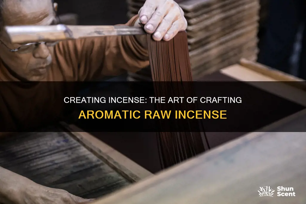 how to make raw incense
