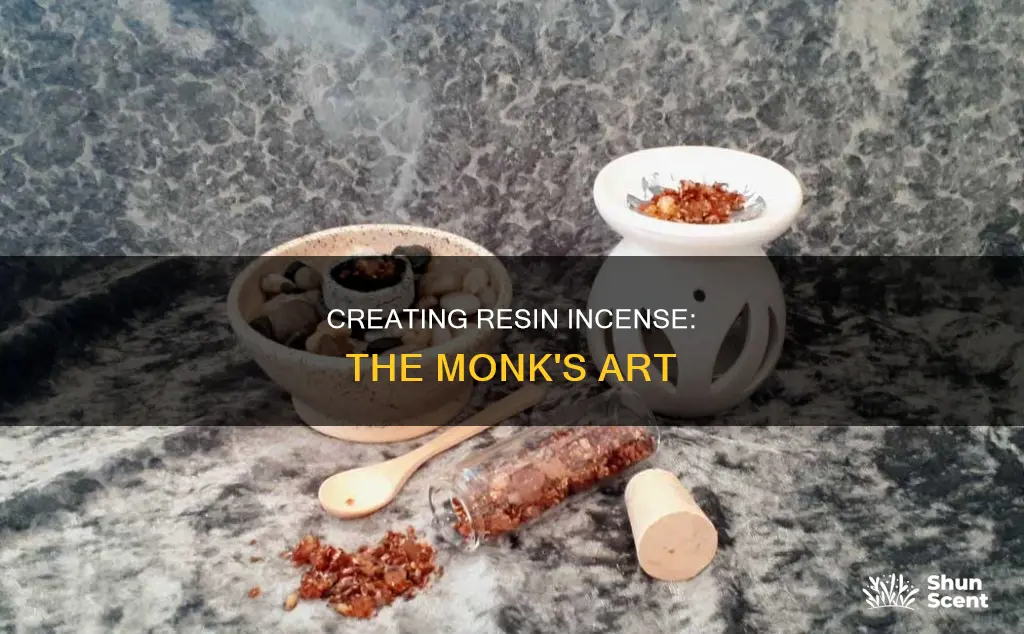 how to make resin incense monks