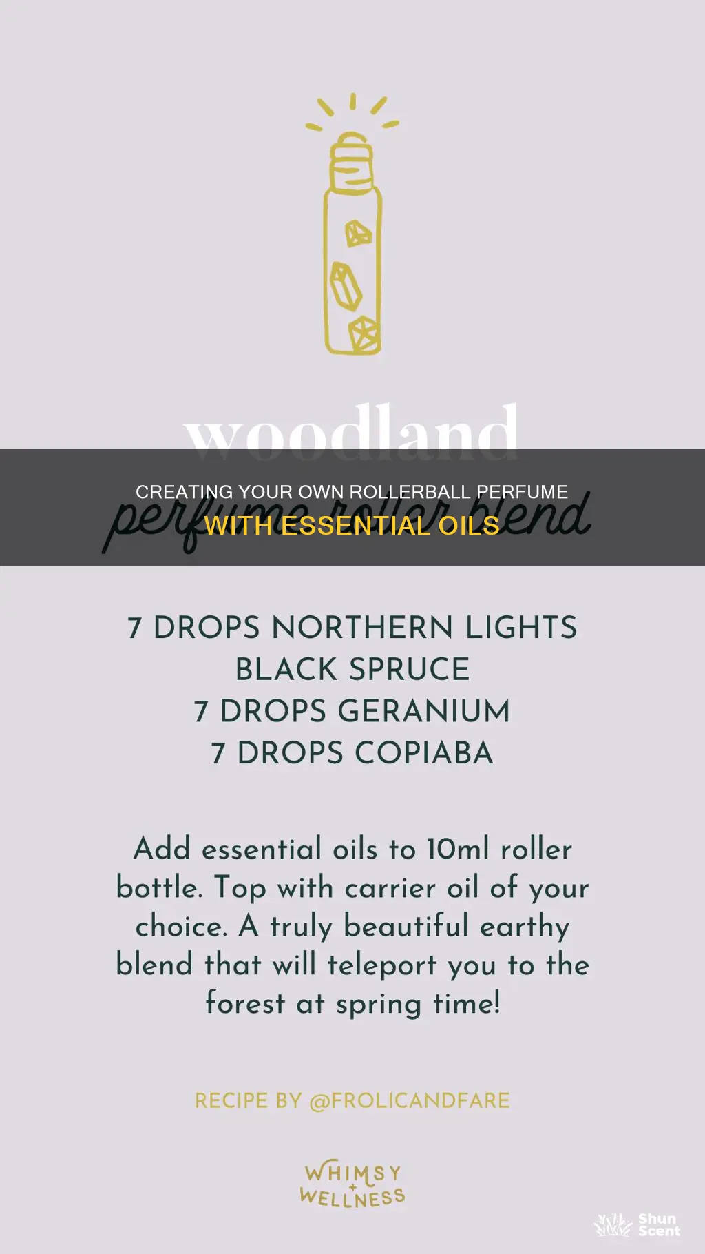 how to make roller ball-perfume essential oil