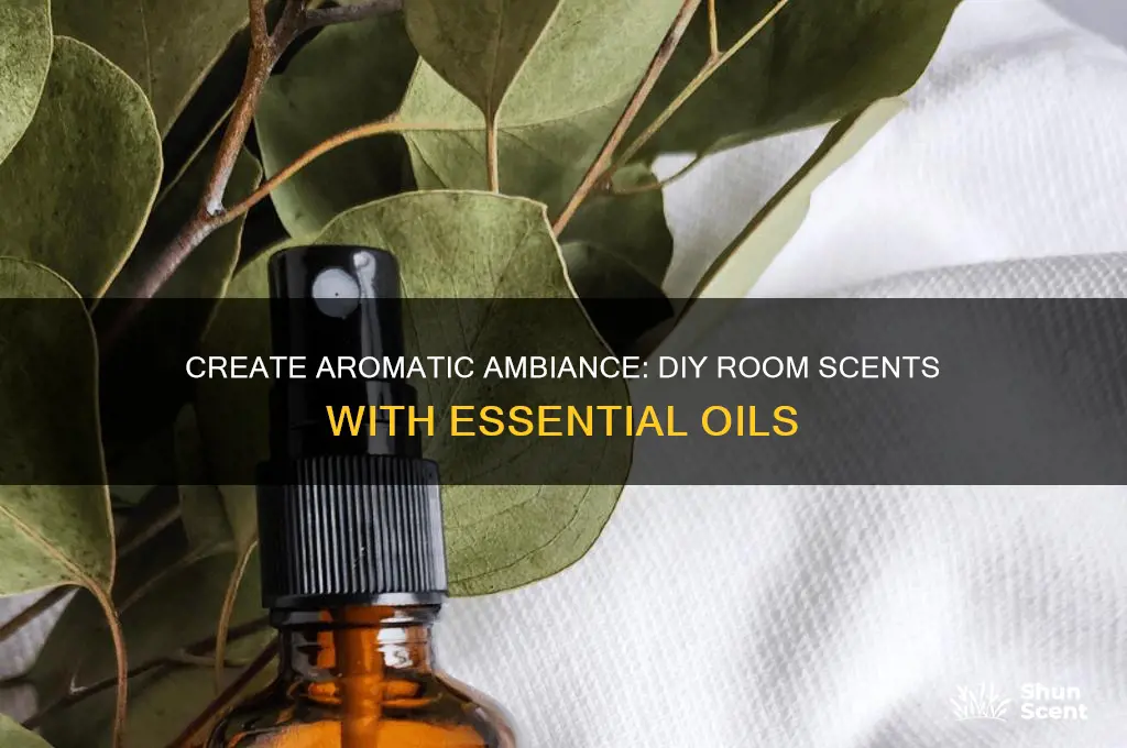 how to make room scents with essential oils