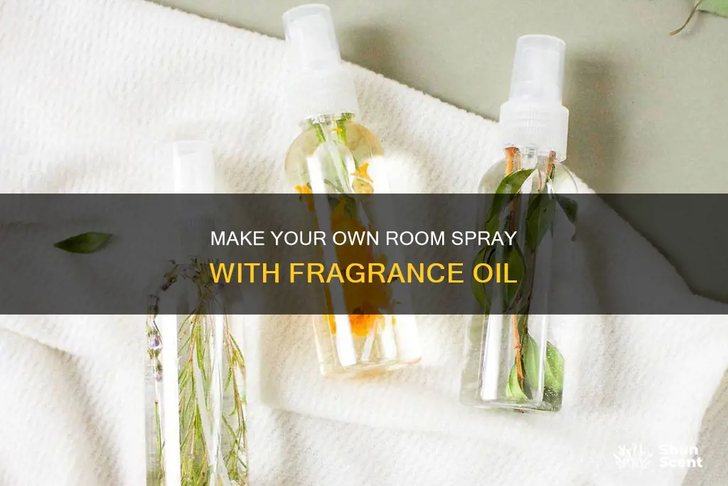 how to make room spray with fragrance oil