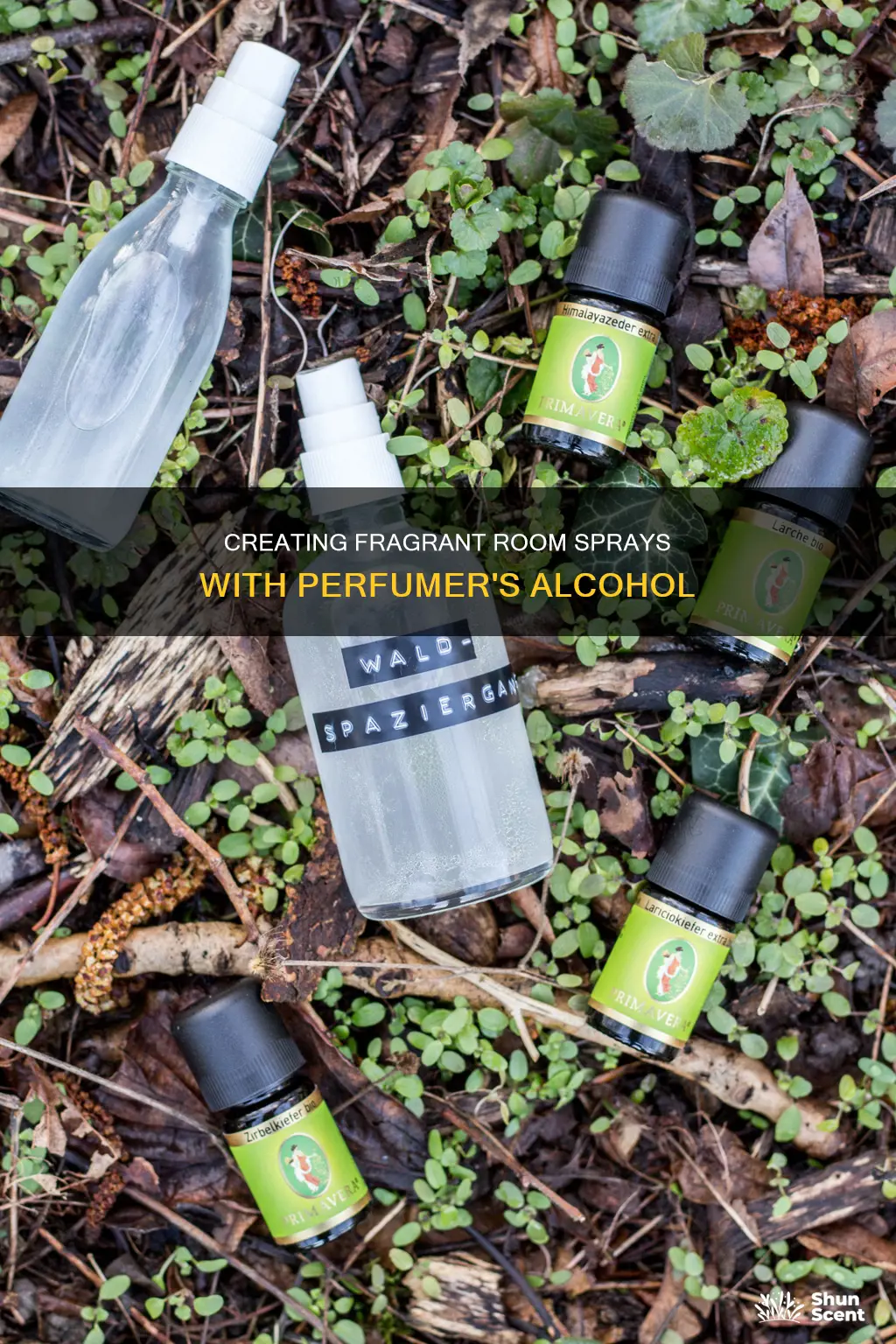 how to make room spray with perfumers alcohol