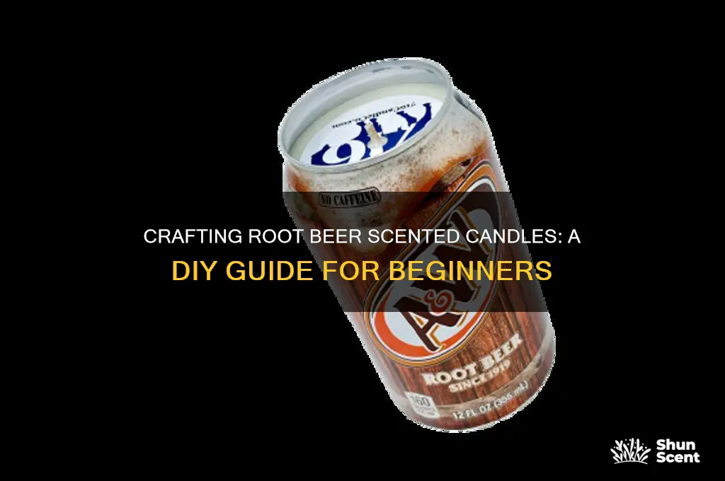 how to make root beer scented candles