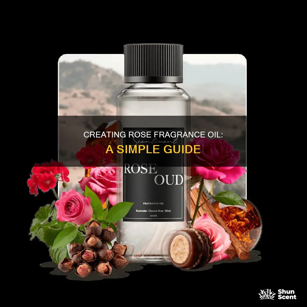 how to make rose fragrance oil