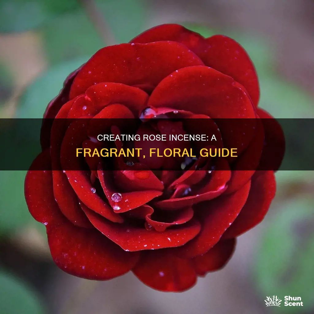 how to make rose incense