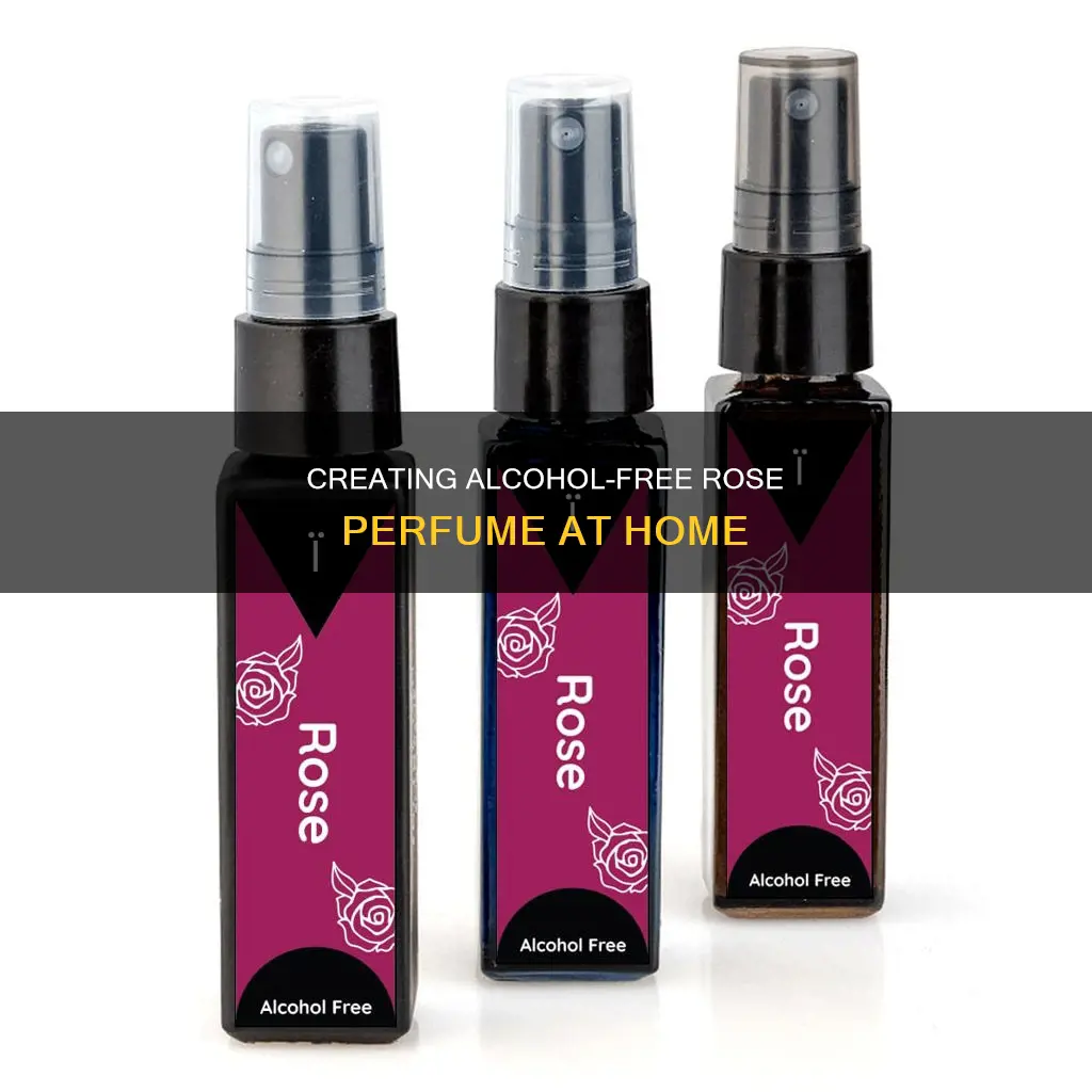 how to make rose perfume without alcohol