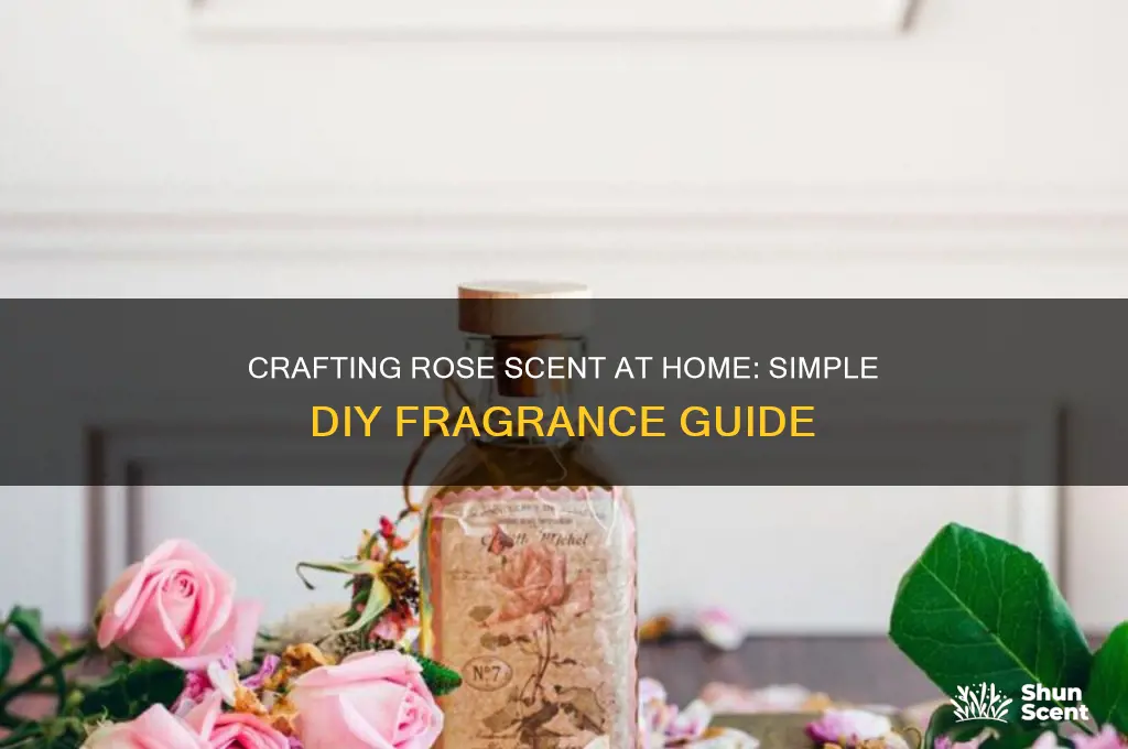 how to make rose scent at home