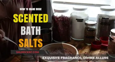 Create Luxurious Rose Scented Bath Salts for Relaxing Spa Experience