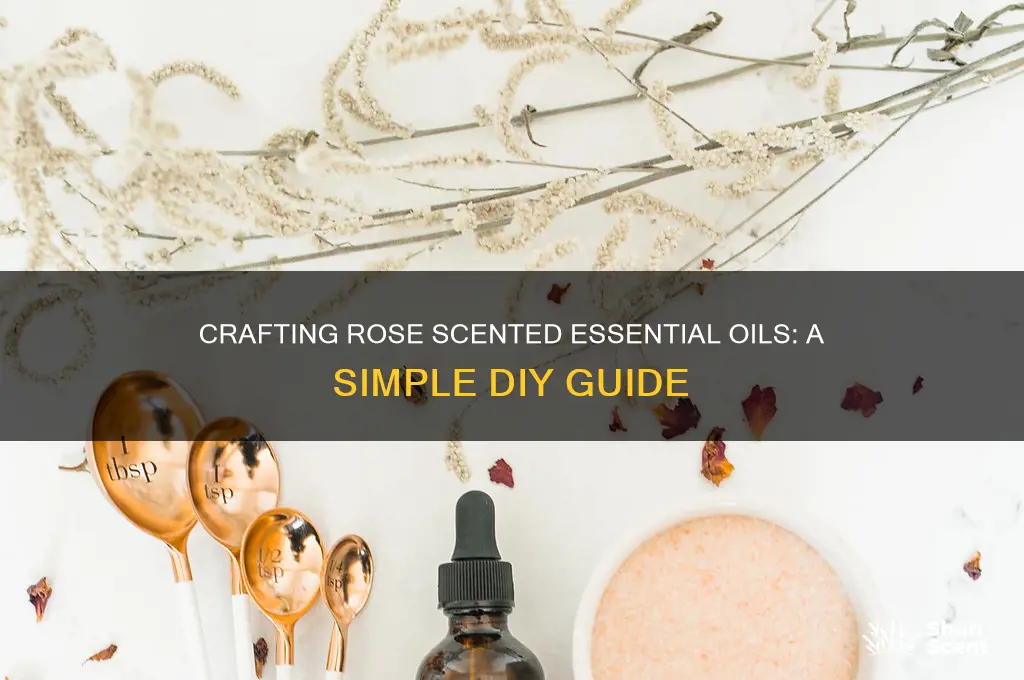 how to make rose scented essential oils