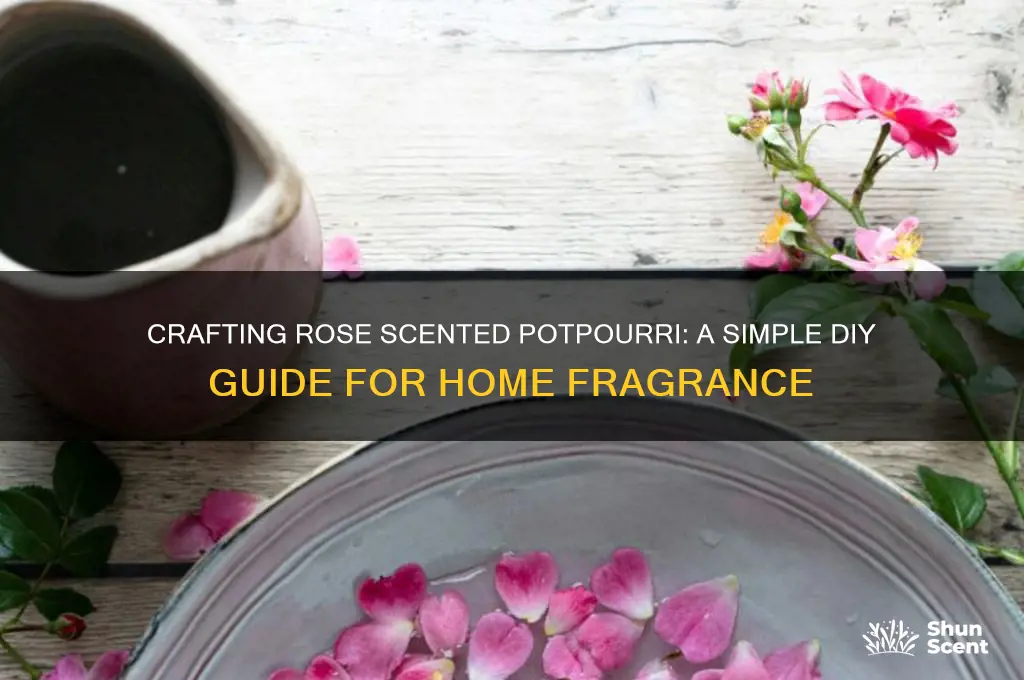 how to make rose scented potpourri