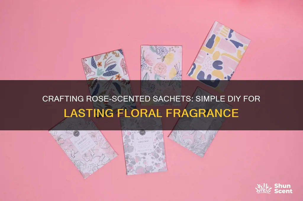how to make rose-scented sachet