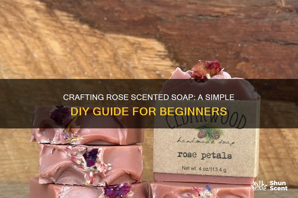 how to make rose scented soap