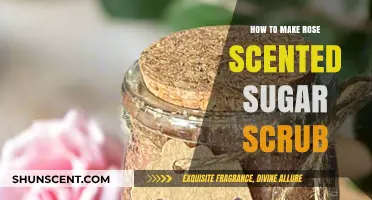 Create Luxurious Rose Scented Sugar Scrub for Silky Smooth Skin