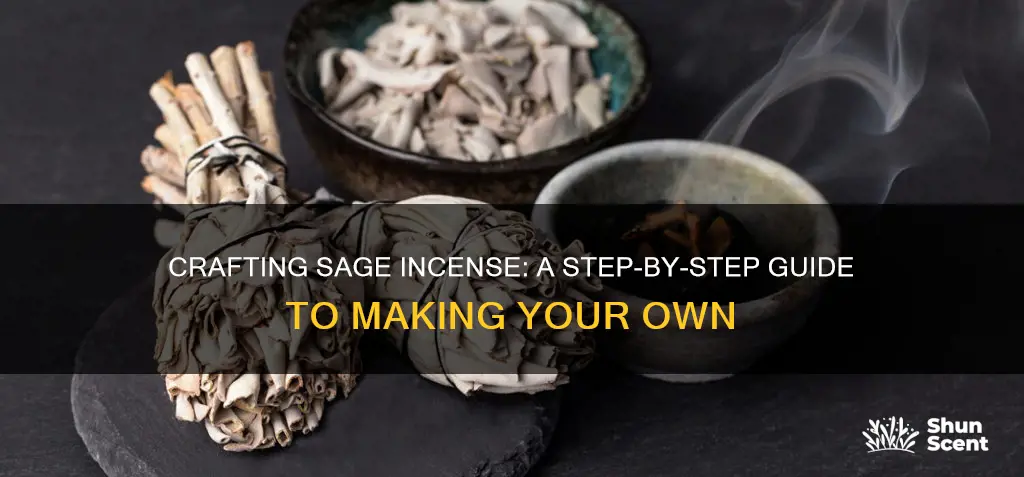 how to make sage incense sticks