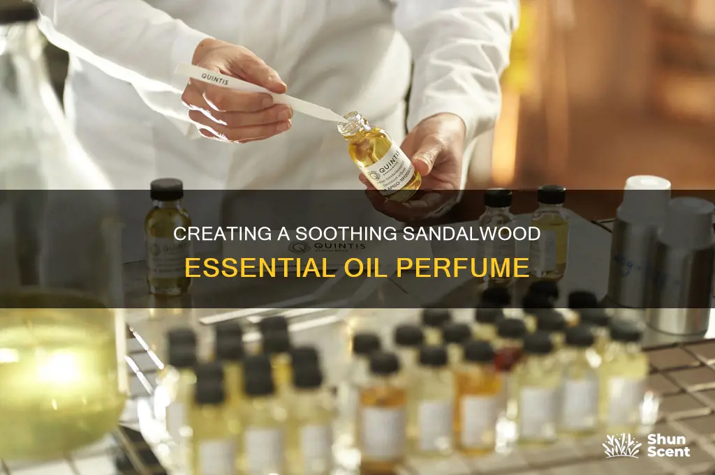 how to make sandalwood essential oil perfume