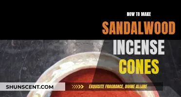 Make Your Own Sandalwood Incense Cones at Home