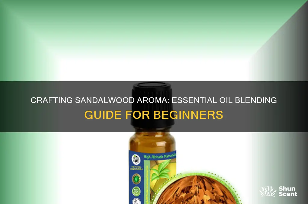 how to make sandalwood scent from essential oils