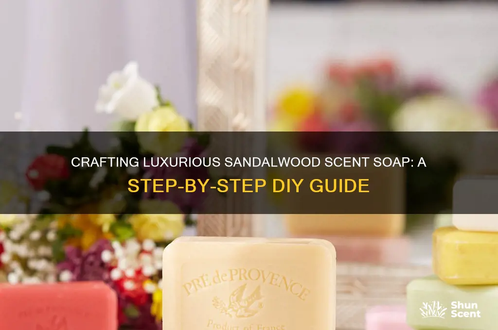 how to make sandalwood scent soap