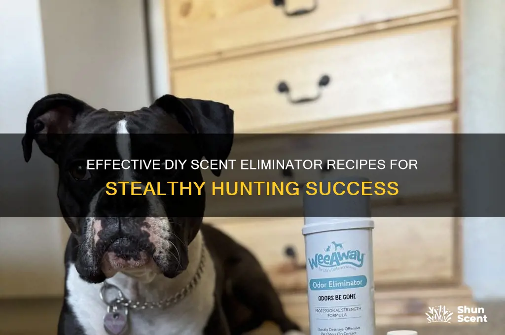 how to make scent eliminator for hunting