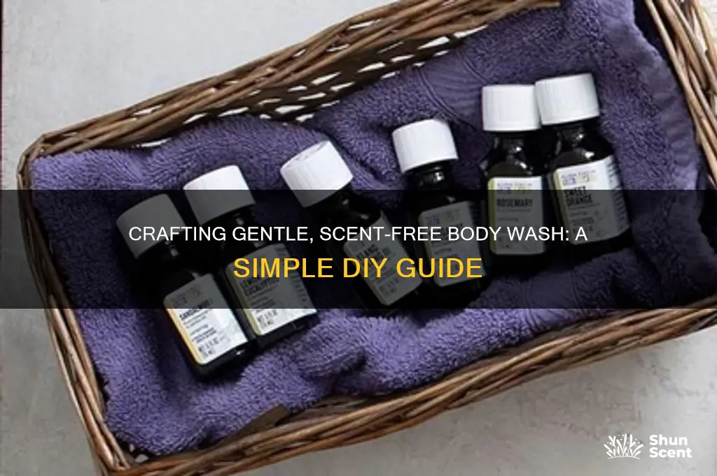 how to make scent free body wash