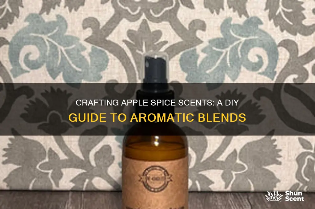 how to make scent from apples and spices