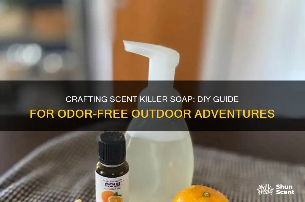 how to make scent killer soap