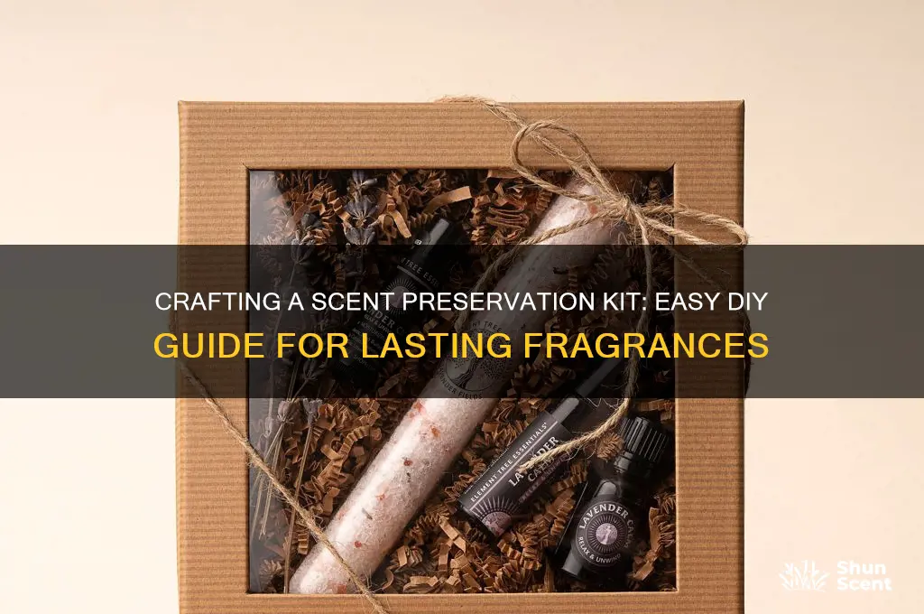 how to make scent preservation kit