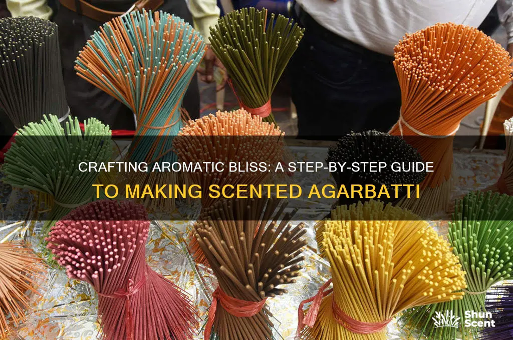 how to make scented agarbatti